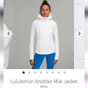 Lululemon Another Mile Jacket size 10 White